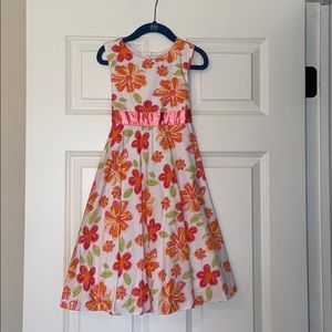 Girls cotton Easter dress